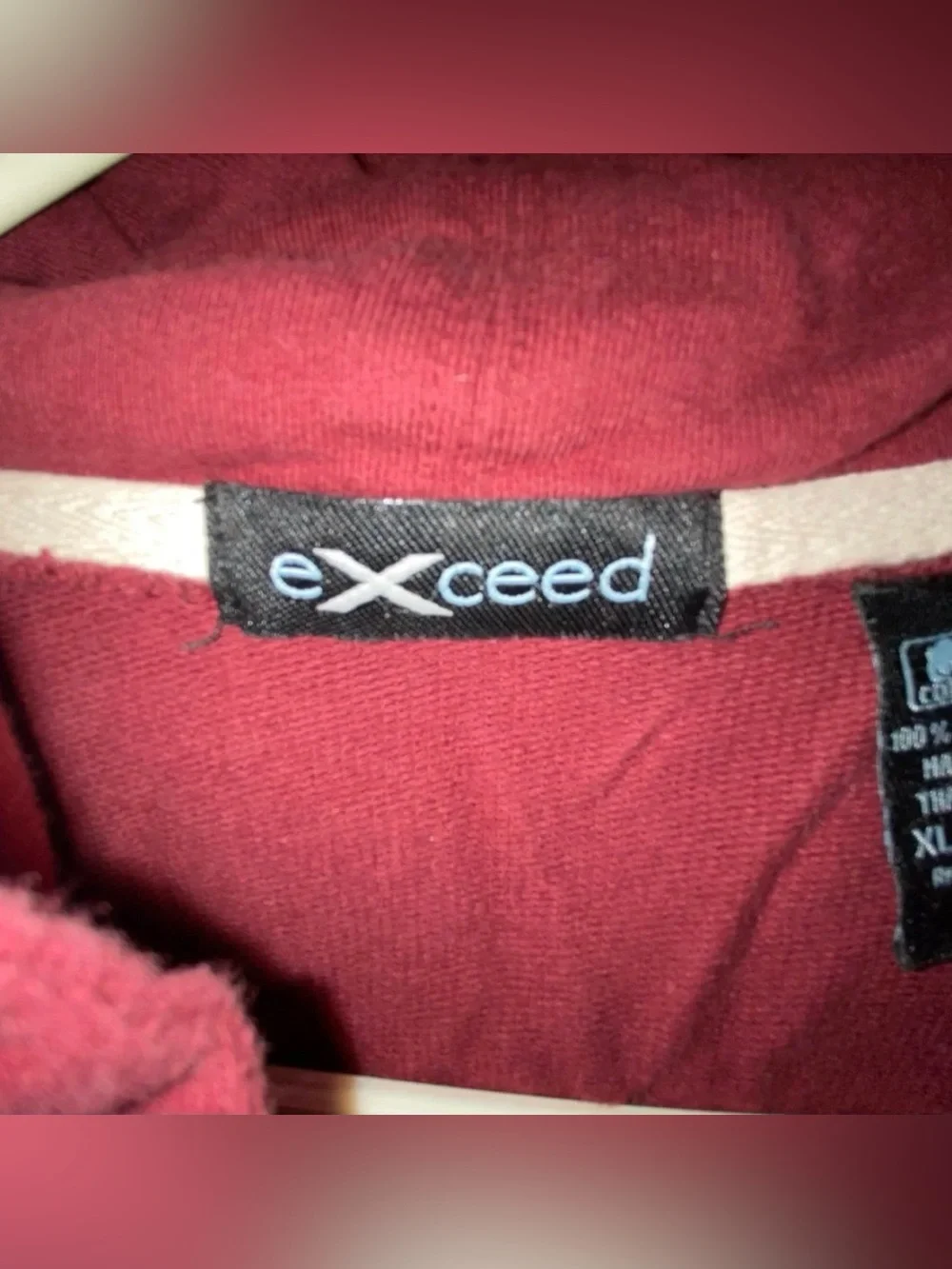 Exceed sweatshirt size